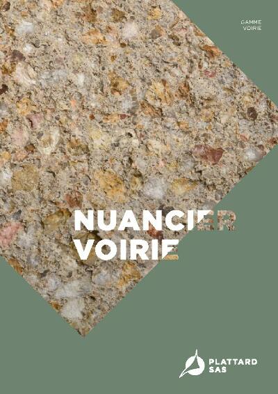 Nuancier produits voirie photo